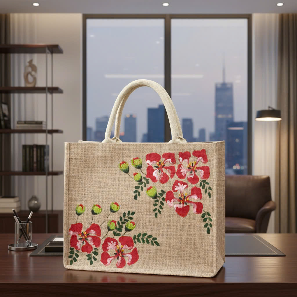 Túi đay hoa phượng đẹp, biểu tượng Hải Phòng